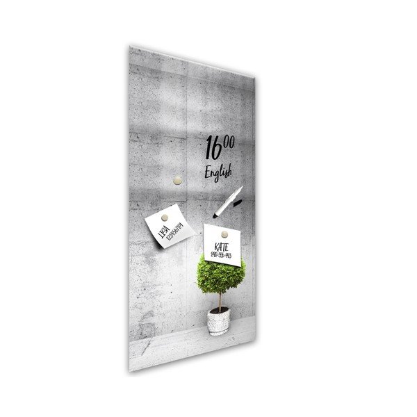 Tablă magnetică Styler Beton, 30 x 60 cm-image-2