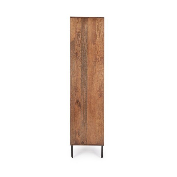 Dulap în culoare naturală din lemn de mango 85x170x40 cm Tadita – Bizzotto-image-2