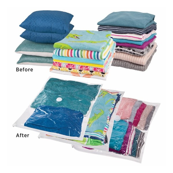 Set 3 saci mari cu vacuum iDesign Storage-image-1