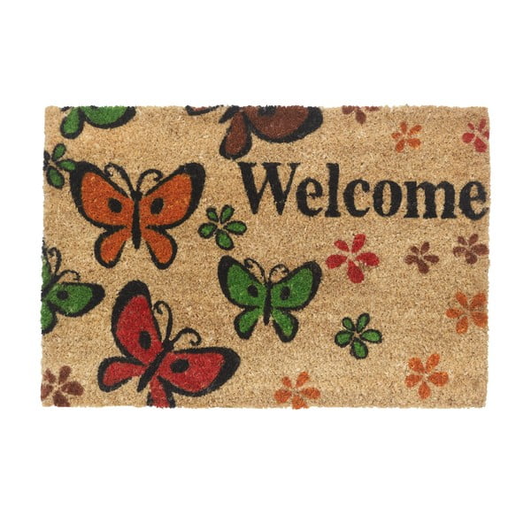 Covoraș intrare Hamat Welcome butterfly, 40 x 60 cm