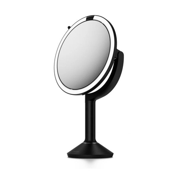 Oglindă cosmetică (mărire 5x/mărire 10x) cu led/de mărire ø 20 cm Trio – simplehuman