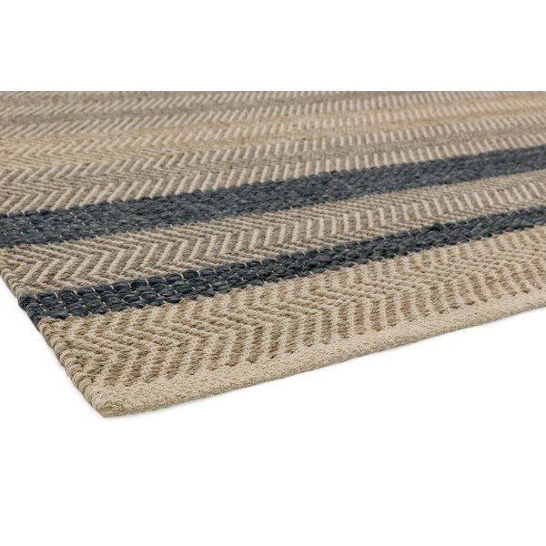 Covor Asiatic Carpets Fields, 120 x 170 cm, taupe-albastru-image-2