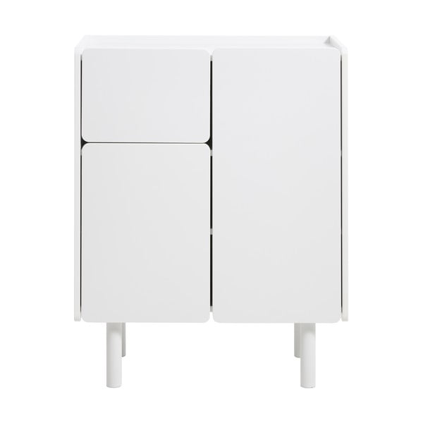 Dulap alb 80x100x40 cm Bera – Unique Furniture
