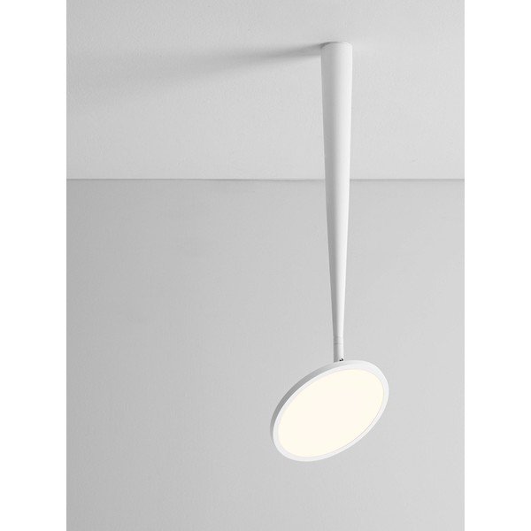 Plafonieră alb mat LED cu structură flexibilă din aluminiu Ekei – Nova Luce-image-2