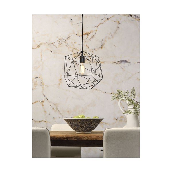 Lustră neagră cu abajur din metal ø 35 cm Copenhagen – it's about RoMi-image-4