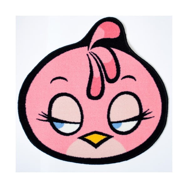 Covor circular Angry Birds Stella, ⌀ 67 cm, roz