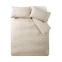 Lenjerie de pat bej pentru pat dublu 200x200 cm Folkstone Geo – Catherine Lansfield