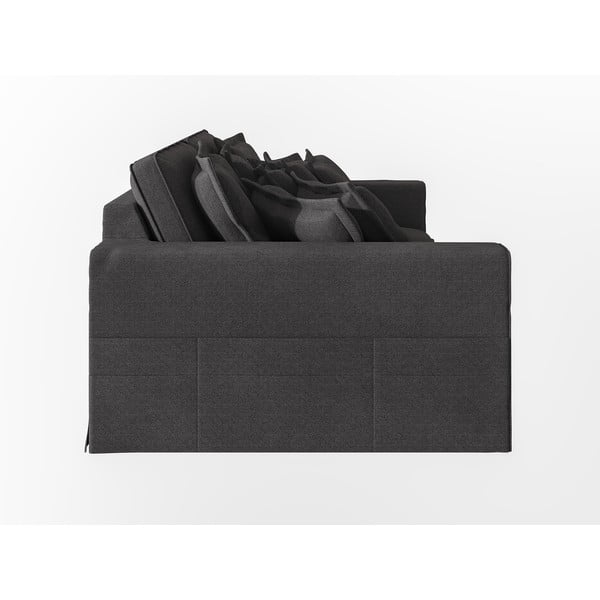 Canapea neagră 236 cm Nora – Ropez-image-4