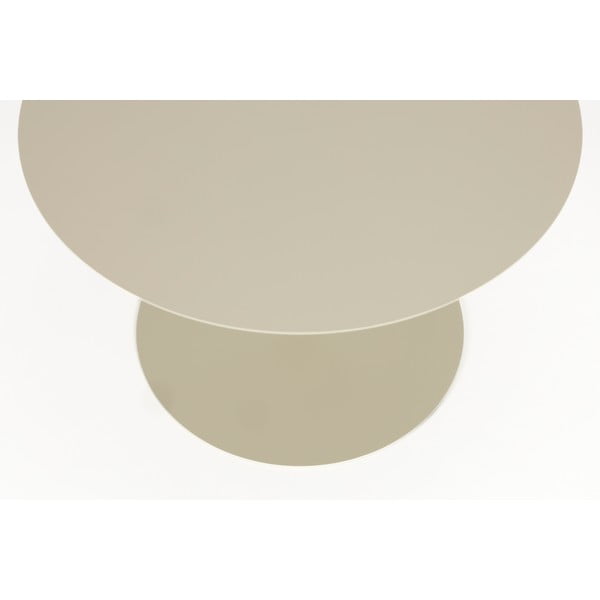 Măsuță de cafea crem rotundă din oțel ø 60 cm Snow – Zuiver-image-3