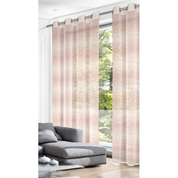 Draperie roz 135x245 cm Etamine – Sehlbach-image-1