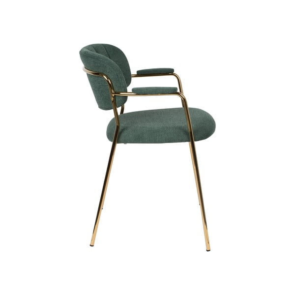 Scaune de dining verde-închis 2 buc. Jolien – White Label-image-3