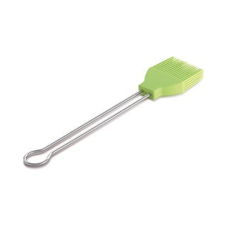 Accesoriu din silicon cu mâner din oțel inoxidabil LotusGrill, verde
