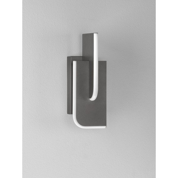 Aplică de perete gri deschis LED cu intensitate reglabilă din metal Totem – Nova Luce-image-3