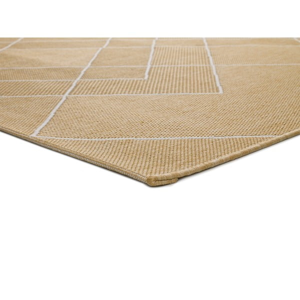 Covor de exterior Universal Hibis Geo, 160 x 230 cm, galben-image-2