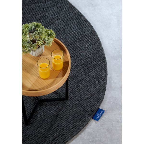 Covor gri închis țesut manual din lână 160x230 cm Francois – Villeroy&Boch-image-2