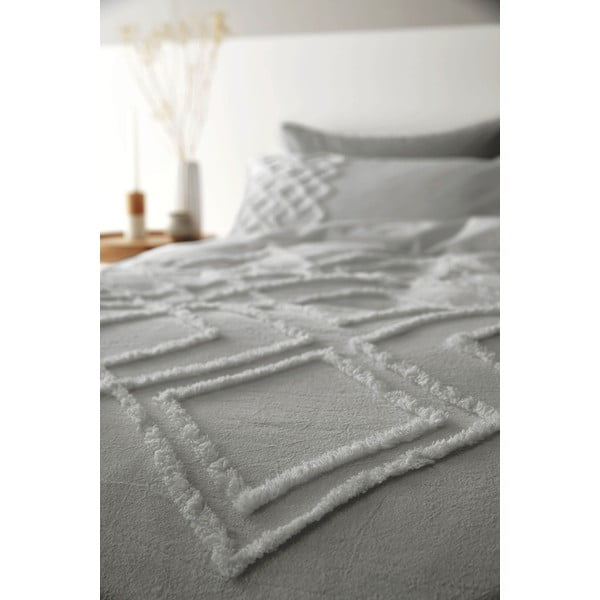 Lenjerie de pat din bumbac Pineapple Elephant Diamond, 200 x 200 cm, gri-image-2