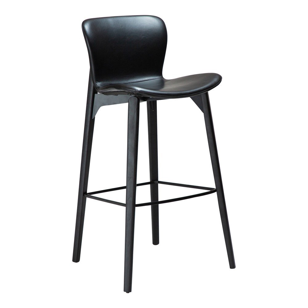 Scaun de bar negru (înălțime șezut 68 cm) Paragon – DAN-FORM Denmark