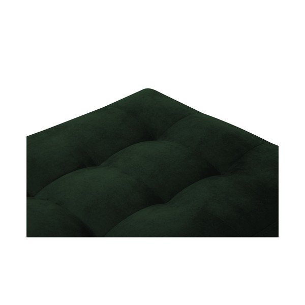 Taburet din catifea Milo Casa Santo, verde-image-1