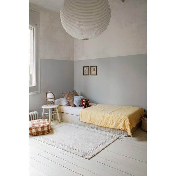 Covor crem lavabil/țesut manual din bumbac 90x130 cm Cuisine Natural – Lorena Canals-image-1