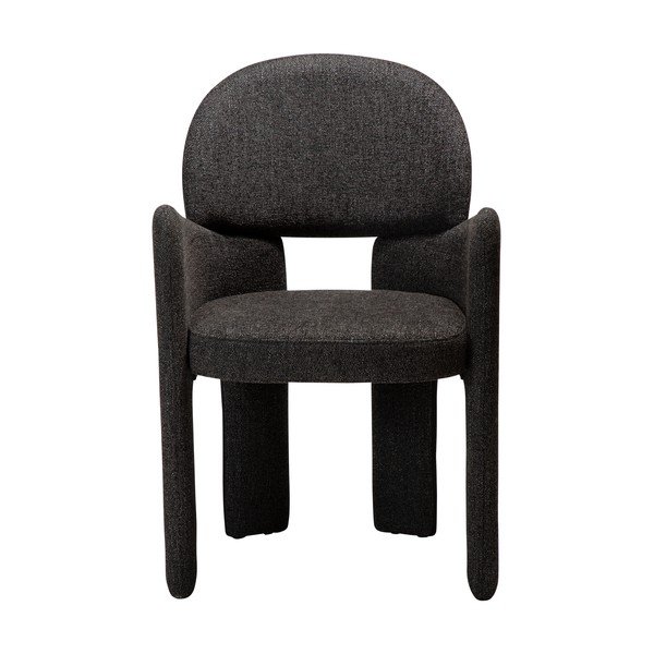 Scaun de living negru cu cotiere Aole – DAN-FORM Denmark-image-1