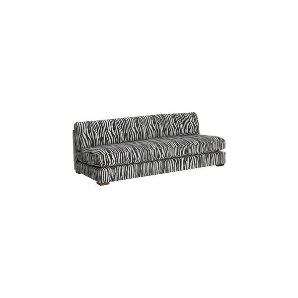 Canapea gri antracit cu tapițerie din chenille 197 cm Zeb – Ellos Home