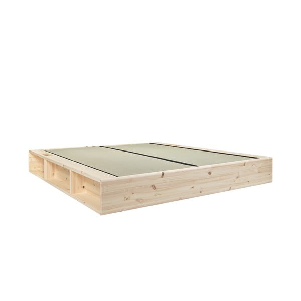 Pat din lemn masiv cu futon Comfort și tatami Karup Design, 160 x 200 cm-image-4