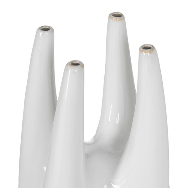 Vază albă din ceramică înaltă (înălțime 56 cm) Blanca – Ixia-image-1