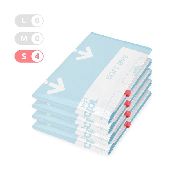 Saci de vidat 4 buc. Roll Up S – Compactor-image-1