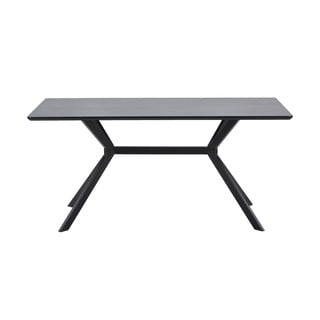 Masă dining WOOOD Bruno, 160 x 90 cm, negru