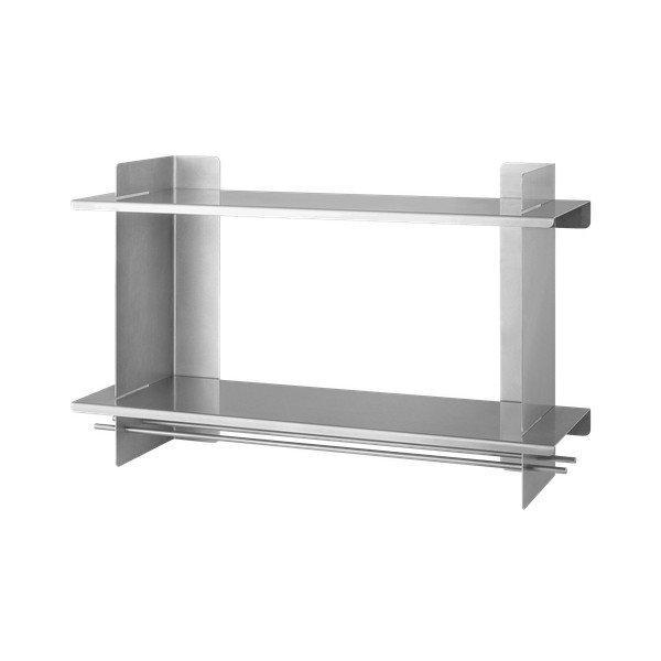 Raft argintiu etajat din metal 70 cm Tivo – noo.ma