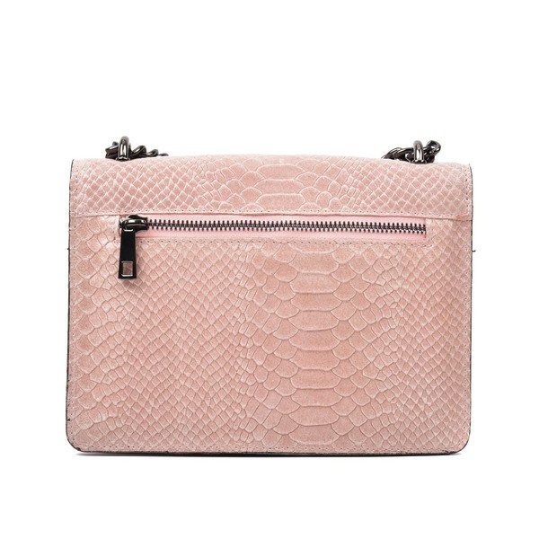 Poșetă din piele Renata Corsi Fiona, roz-image-1