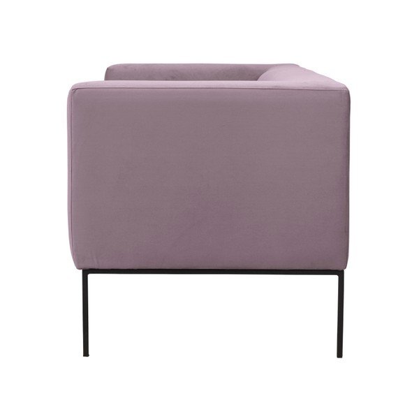 Canapea din catifea cu 2 locuri Windsor & Co Sofas Neptune, roz pudră-image-3