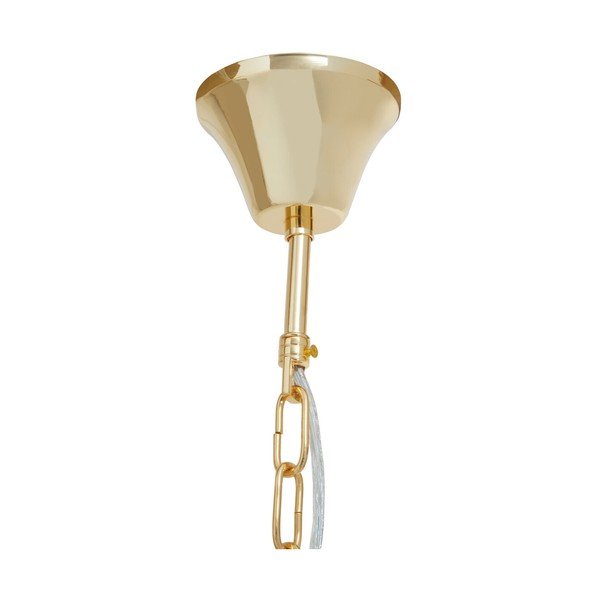 Lustră aurie din metal Glamour – Premier Housewares-image-3