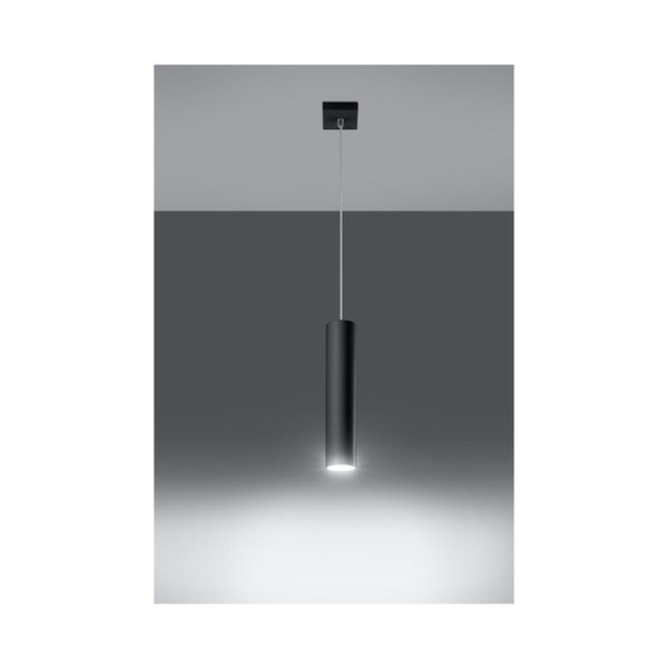 Lustră neagră din metal Castro – Sollux-image-3