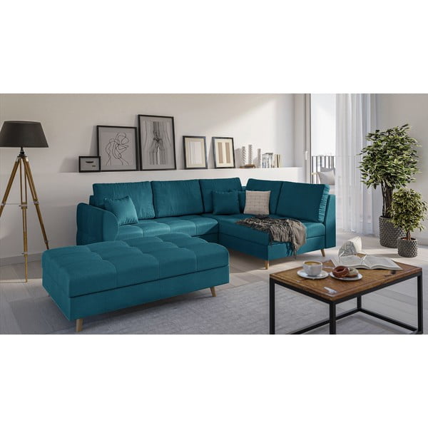 Taburet turcoaz Ariella – Ropez-image-2