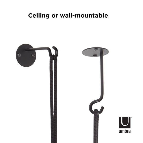 Ghiveci din ceramică de agățat / de perete ø 15 cm Bolo – Umbra-image-4