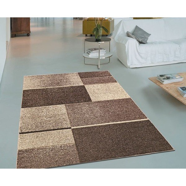 Covor Webtappeti Intarsio Brown, 140 x 200 cm-image-1