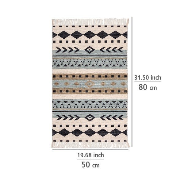 Covoraș baie din bumbac reciclat Wenko Bere, 50 x 80 cm, gri-image-3