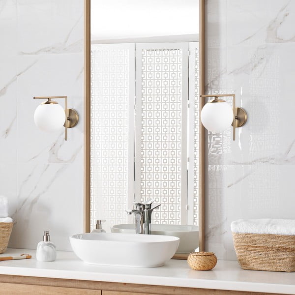 Aplică de perete albă/aurie ø 15 cm Antique – Opviq lights-image-2