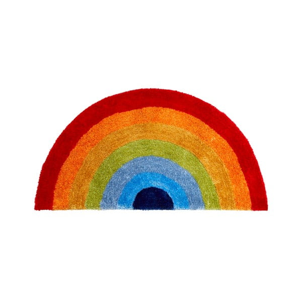 Covor pentru copii Think Rugs Rainbow, 70 x 140 cm, curcubeu