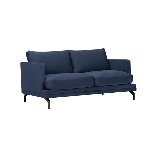 Canapea cu 2 locuri Windsor & Co Sofas Jupiter, albastru închis-image-1