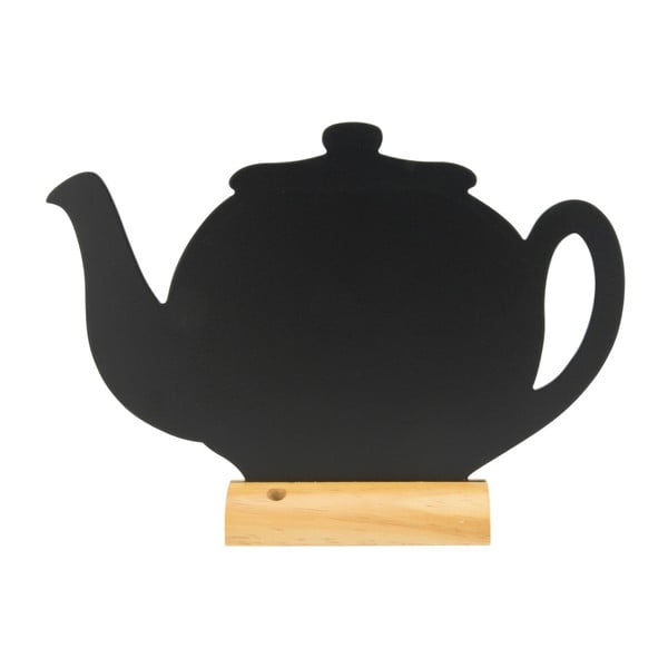 Set tablă de scris, suport și cretă marker Securit® Silhouette Teapot