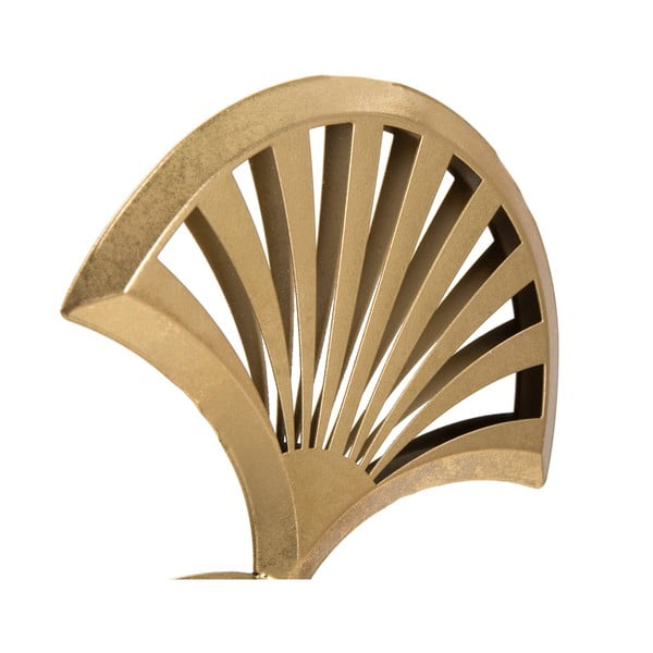 Statuetă metalică în decor auriu Mauro Ferretti Triple Leaf-image-4