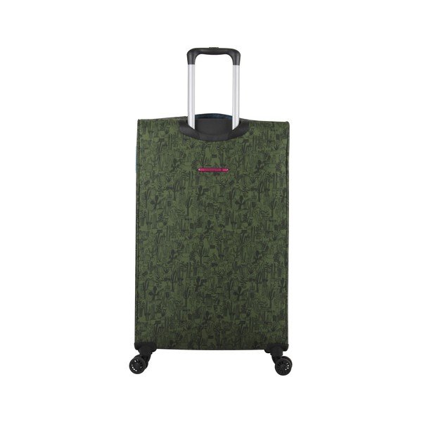 Troler cu 4 roți Lulucastagnette Teddy Bear, 71 l, verde-image-2