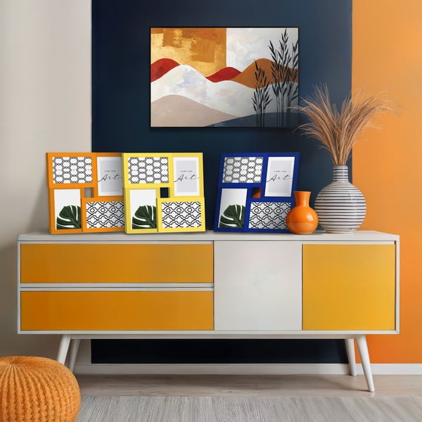 Ramă foto albastru-închis de agățat 27x27 cm – knor-image-2