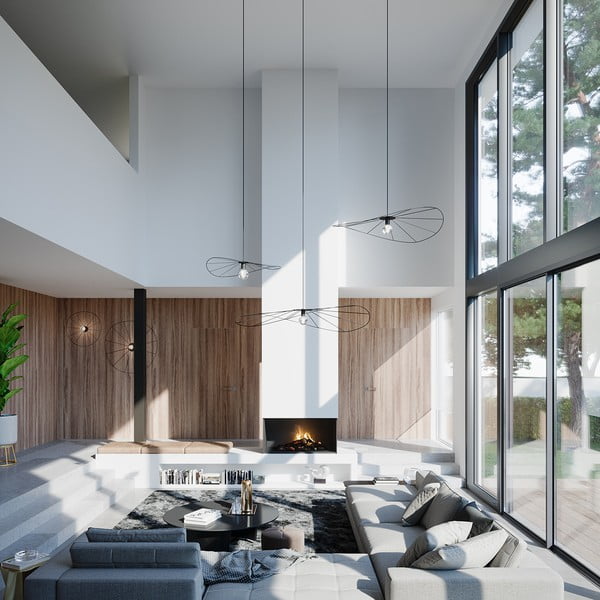 Lustră neagră ø 110 cm Elliot – Sollux-image-3