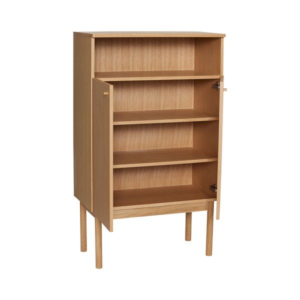 Dulap în culoare naturală cu aspect de lemn de stejar 80x135x42 cm Ulterior – Hübsch-image-2