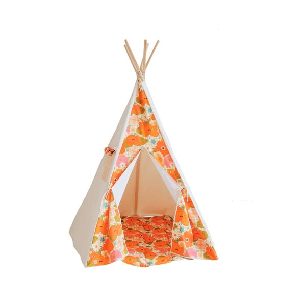 Cort teepee pentru copii  Picnic with Flowers – Moi Mili