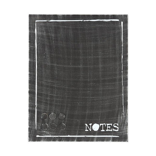 Placă metalică pentru mesaje LABEL51 Memo, negru-image-1