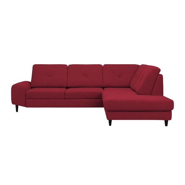 Canapea colţar Windsor & Co Sofas Beta, partea dreaptă, roşu